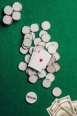 Live casino studio with multiple dealer stations
